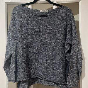 slouchy light sweater